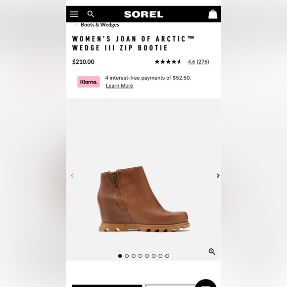 Sorel Joan Of Arctic Wedge III Zip Bootie - Picture 1 of 11